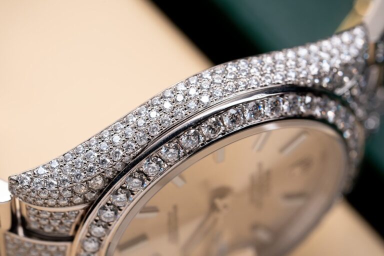 Rolex Datejust 126334 With Full Diamond Moissanite 41mm