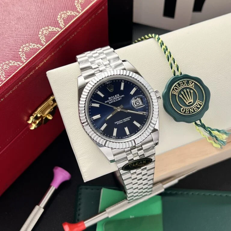 DateJust 41 126334 QF 1:1 Best Edition 904L Steel Blue Stick Dial on Jubilee Bracelet QF3235 (149g)