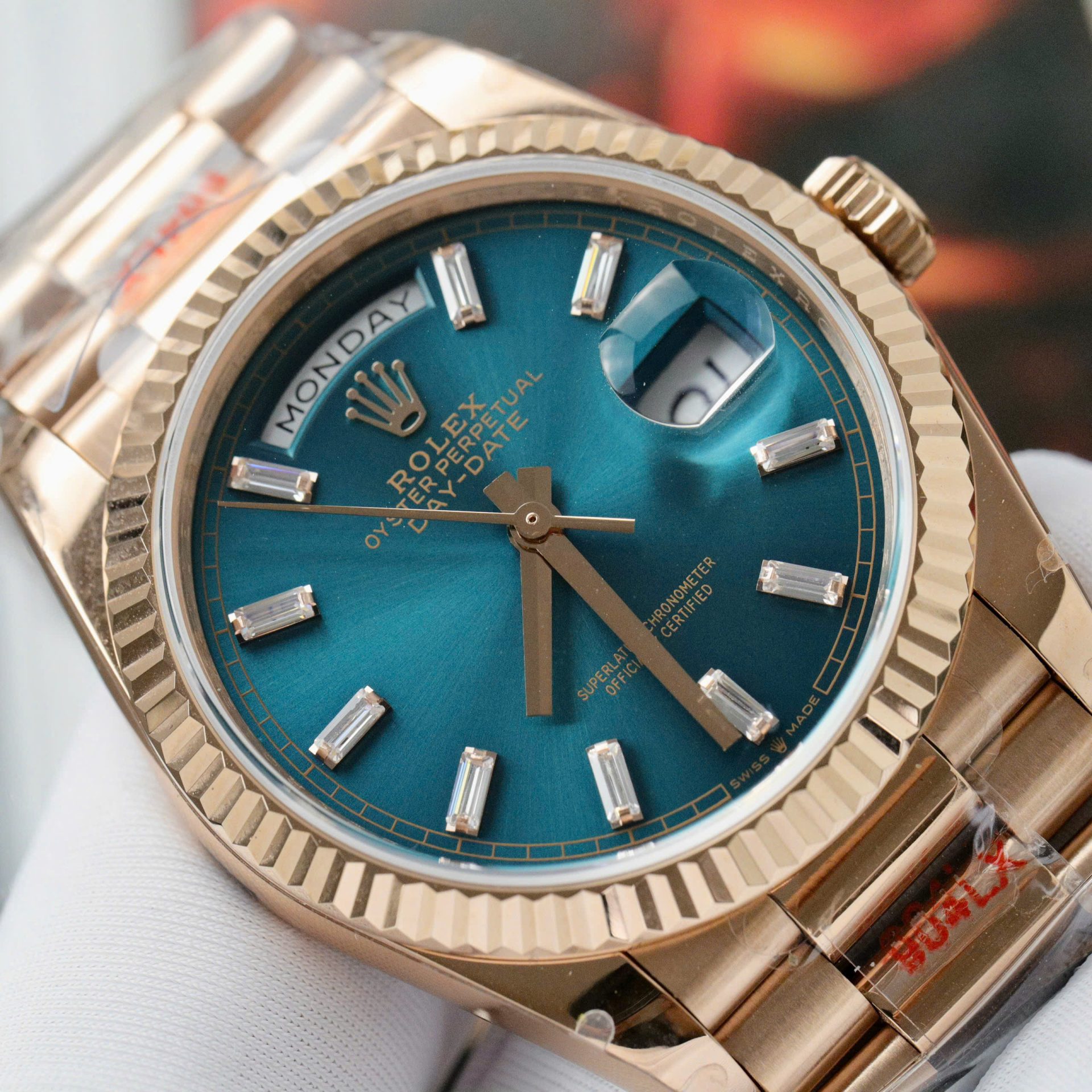 QF Rolex Day-Date 36mm Gain Weight 158g 2836 Movement