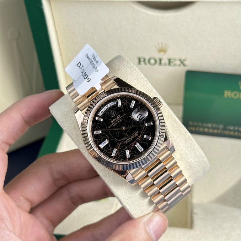 Rolex Day-Date 228235 Eisenkiesel Dial 18K Gold Wrapped GMF 40mm