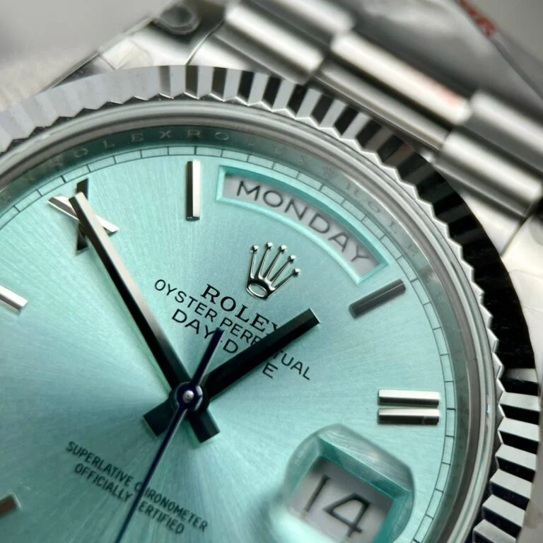Rolex Day-Date m228236 40mm Presidential Super Clone with Fluted Bezel