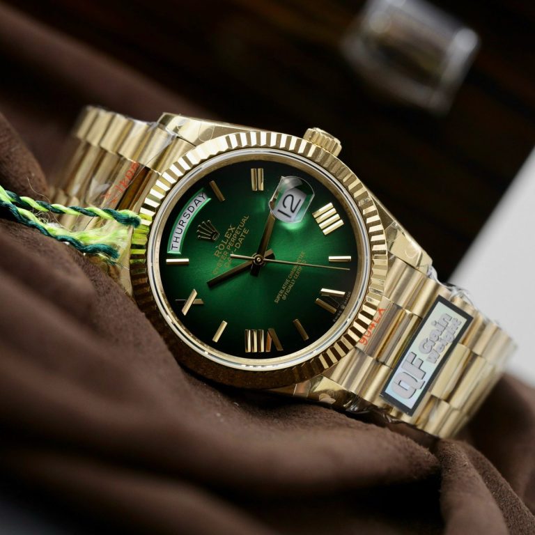 Rolex Day-Date 228238-0069 Green Ombre 185 Grams QF Factory 40mm