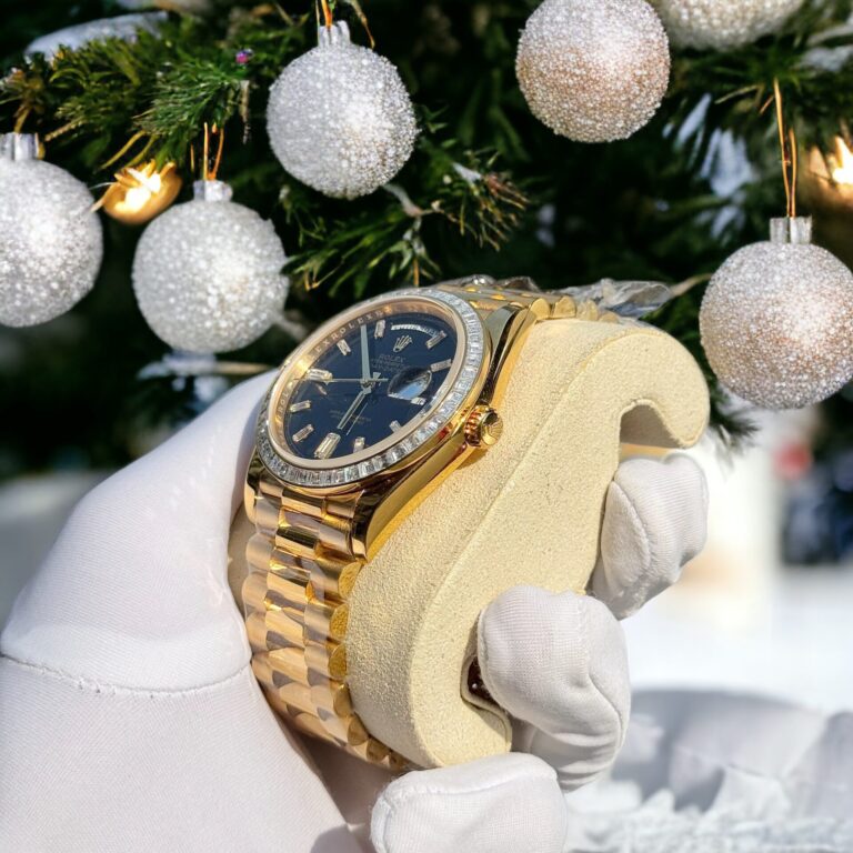 Rolex DateJust With Moissanite Diamonds Demi Gold 31mm