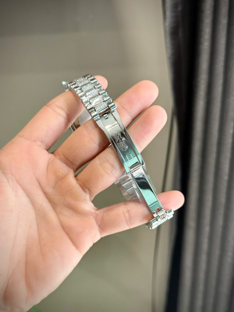 Rolex Day-Date Custom Moissanite Diamonds 36mm