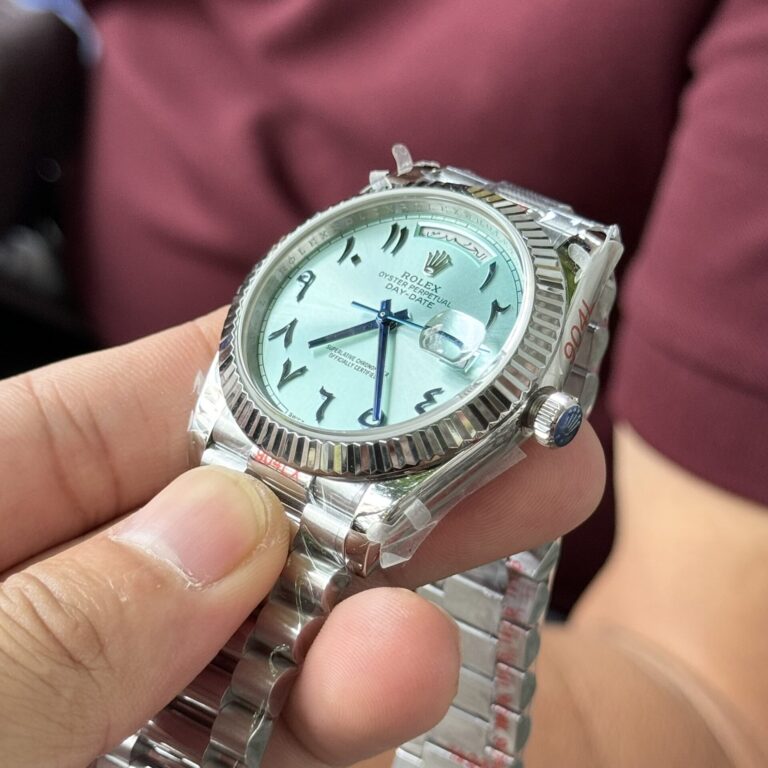 Rolex Day-Date Blue Dial Arabic Markers GM V2 40mm