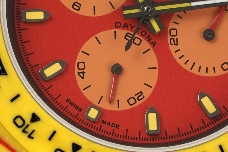 Rolex Daytona DIW Carbon Fiber Volcano Yellow Luxury Super Clone