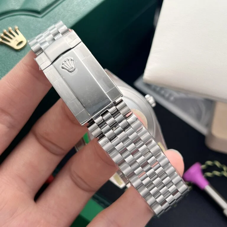 DateJust 41 126334 QF 1:1 Best Edition 904L Steel Blue Stick Dial on Jubilee Bracelet QF3235 (149g)