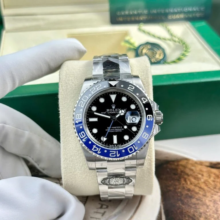 GMT-Master II 40mm Super Clone Black/Blue Dial