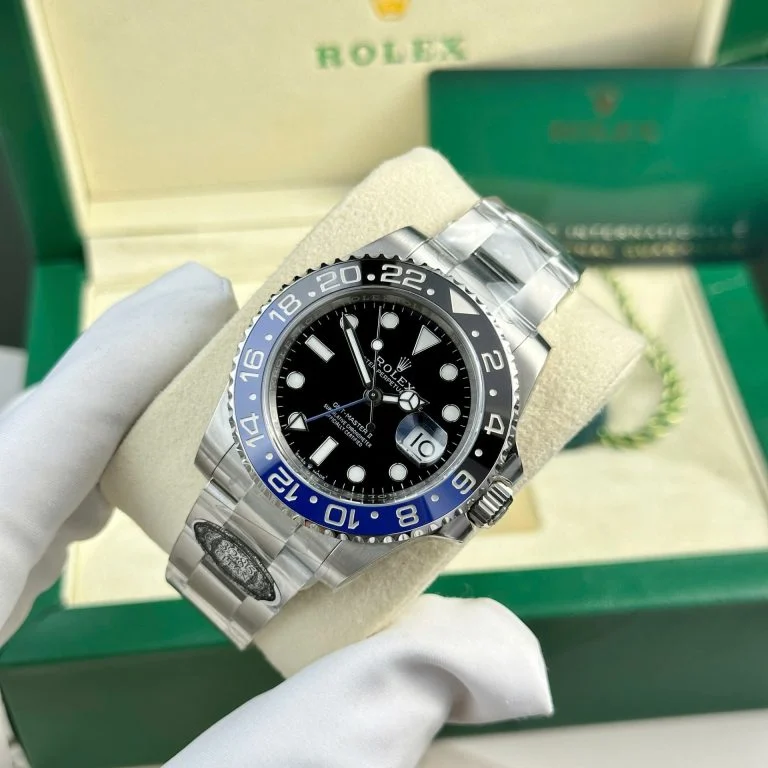 GMT-Master II 40mm Super Clone Black/Blue Dial
