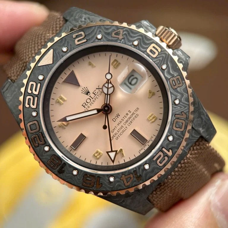Rolex GMT-Master II DiW Pink Dial Automatic Movement 40mm Super Clone