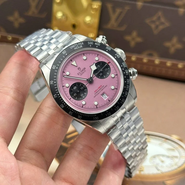 Tudor Black Bay Chronograph Pink Dial Super Clone