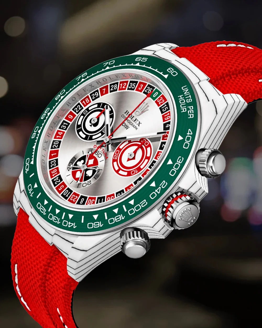 Daytona DIW White Carbon ??LUCKY PLAYER QF?? DIWF Best Edition