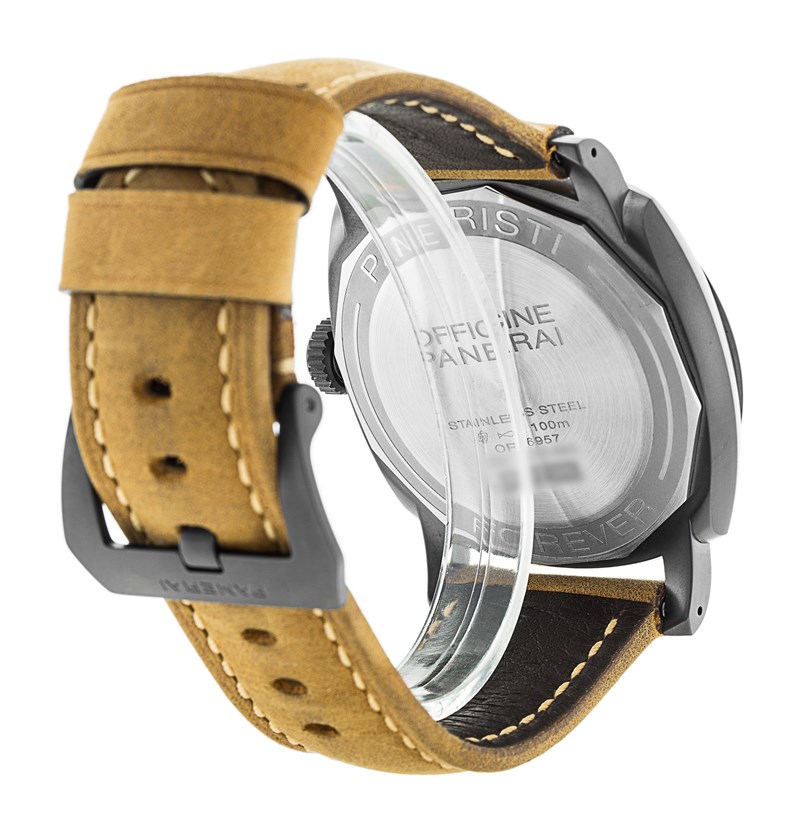 Panerai Radiomir PAM00532 Replica Watch, 47mm Steel Case, Automatic Movement, Brown Leather Bracelet