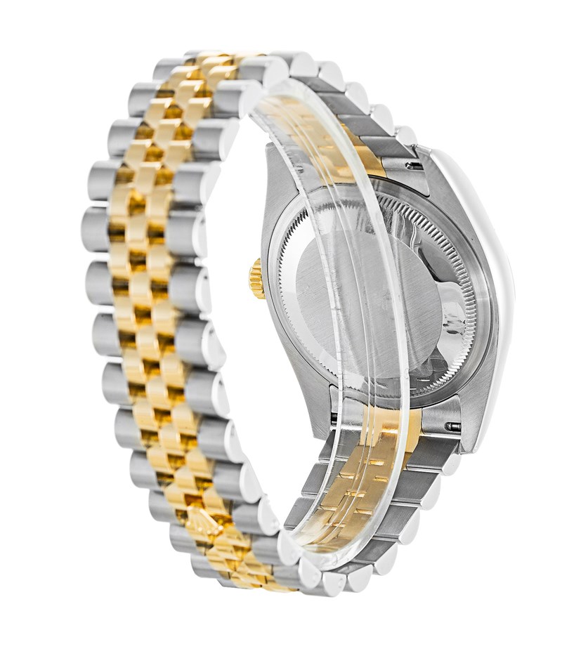 Rolex Datejust 116233 Automatic 36MM Gold Plated Stainless Steel Black Dial Replica Watch