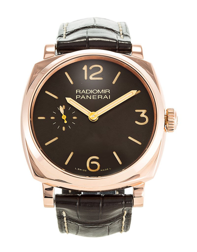 Panerai Radiomir PAM00513 - Automatic - 42MM - Gold Plated - Black Leather - Replica Watch