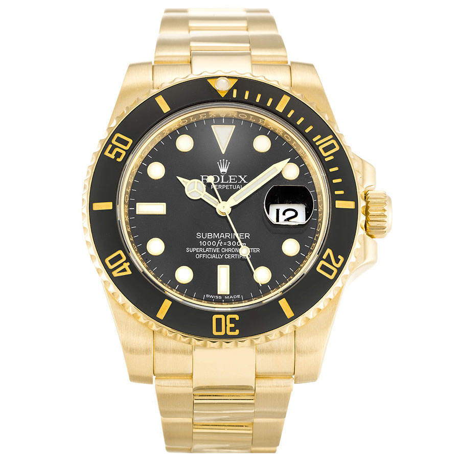 Rolex Submariner 116618LN Mens Automatic Black Baton Dial Steel Case Replica Watch
