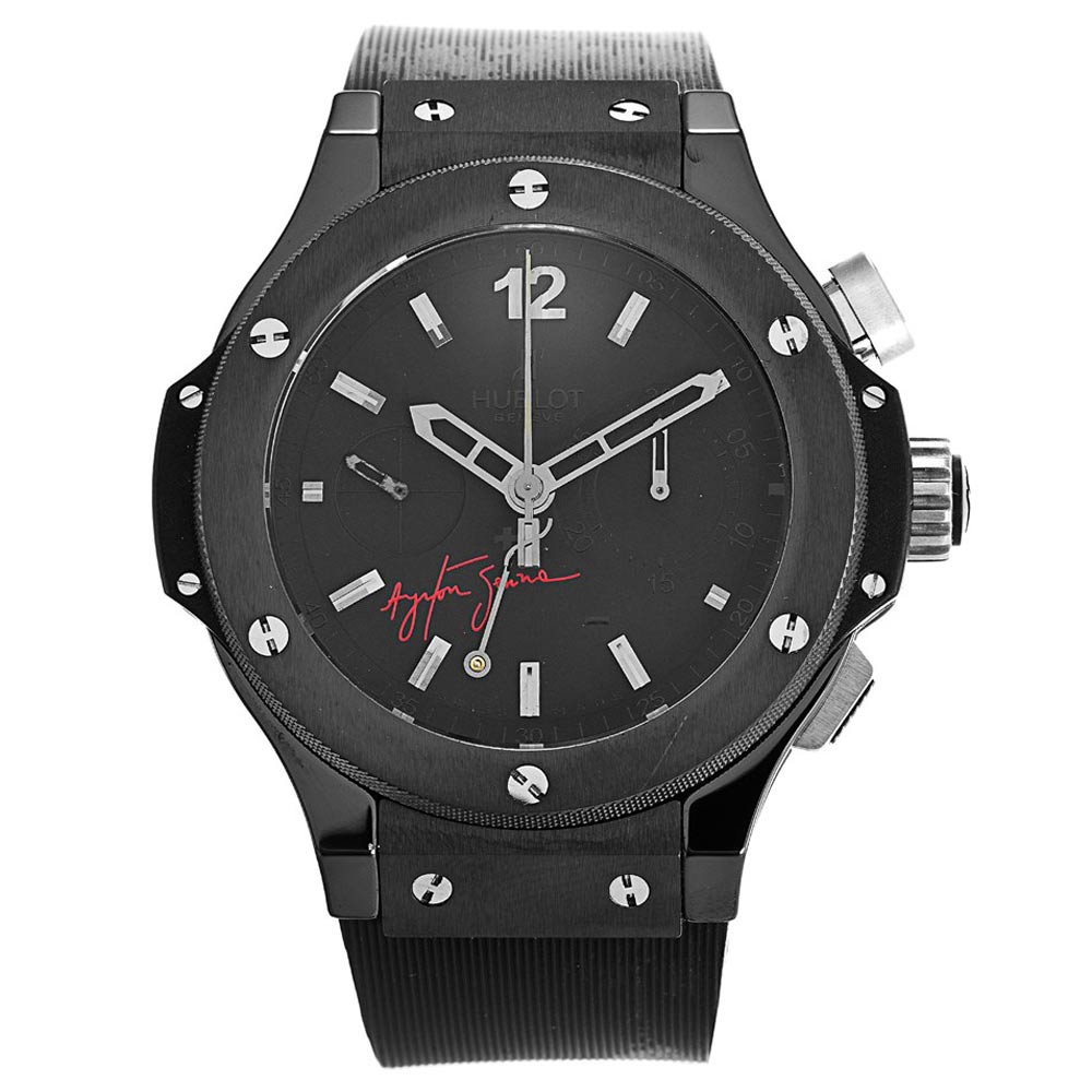 Hublot Big Bang Ayrton Senna - 309.CM.134.RX.AES07 - Automatic - 44.5MM Steel Case - Rubber