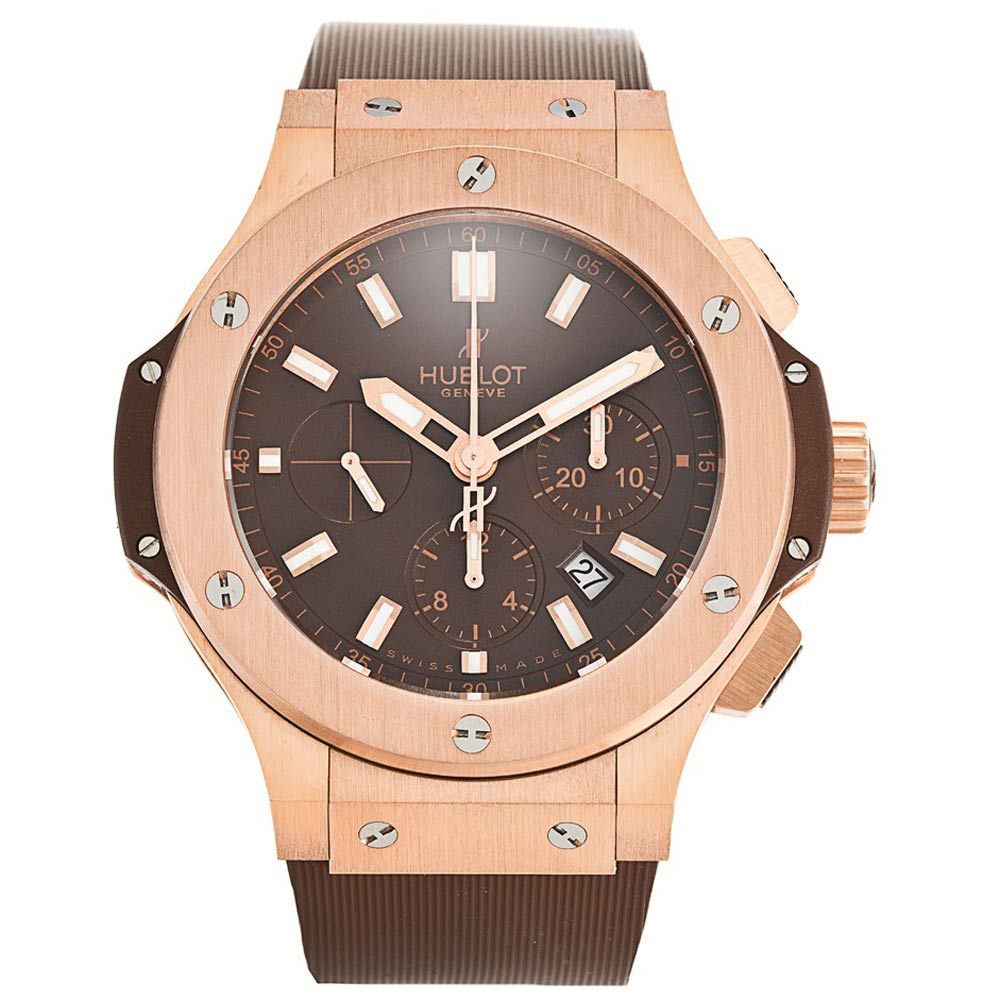 Hublot Big Bang Replica Watch, Quartz Movement, 44mm Steel Case, Brown Dial