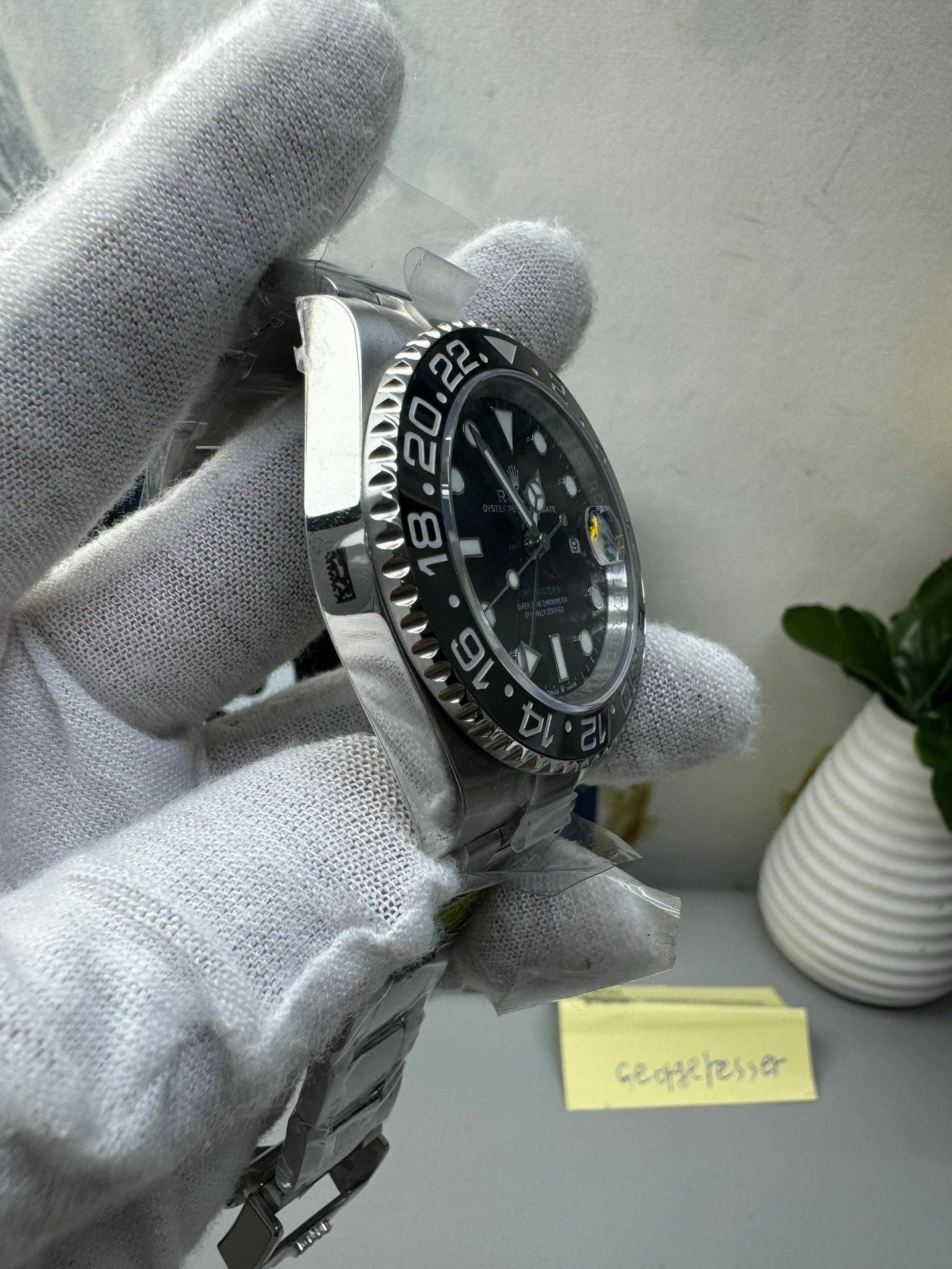 Rolex GMT-Master II Black Grey Bezel Oyster Bracelet ??Bruce Wayne?? 126710GRNR Super Clone