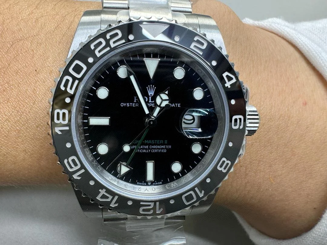 Rolex GMT-Master II Black Grey Bezel Oyster Bracelet ??Bruce Wayne?? 126710GRNR Super Clone