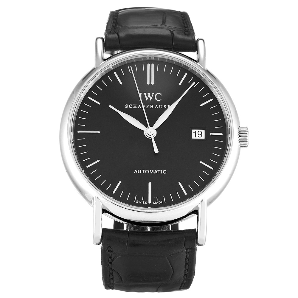 IWC Portofino Automatic IW356308 Men's Watch, Automatic Movement, 39MM Stainless Steel Case, Black