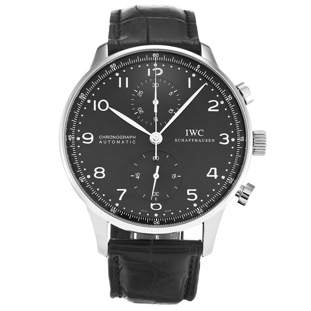 IWC PORTUGUESE IW371438 | Automatic | 316 Steel | Black Arabic Dial | Men's Replica Watch