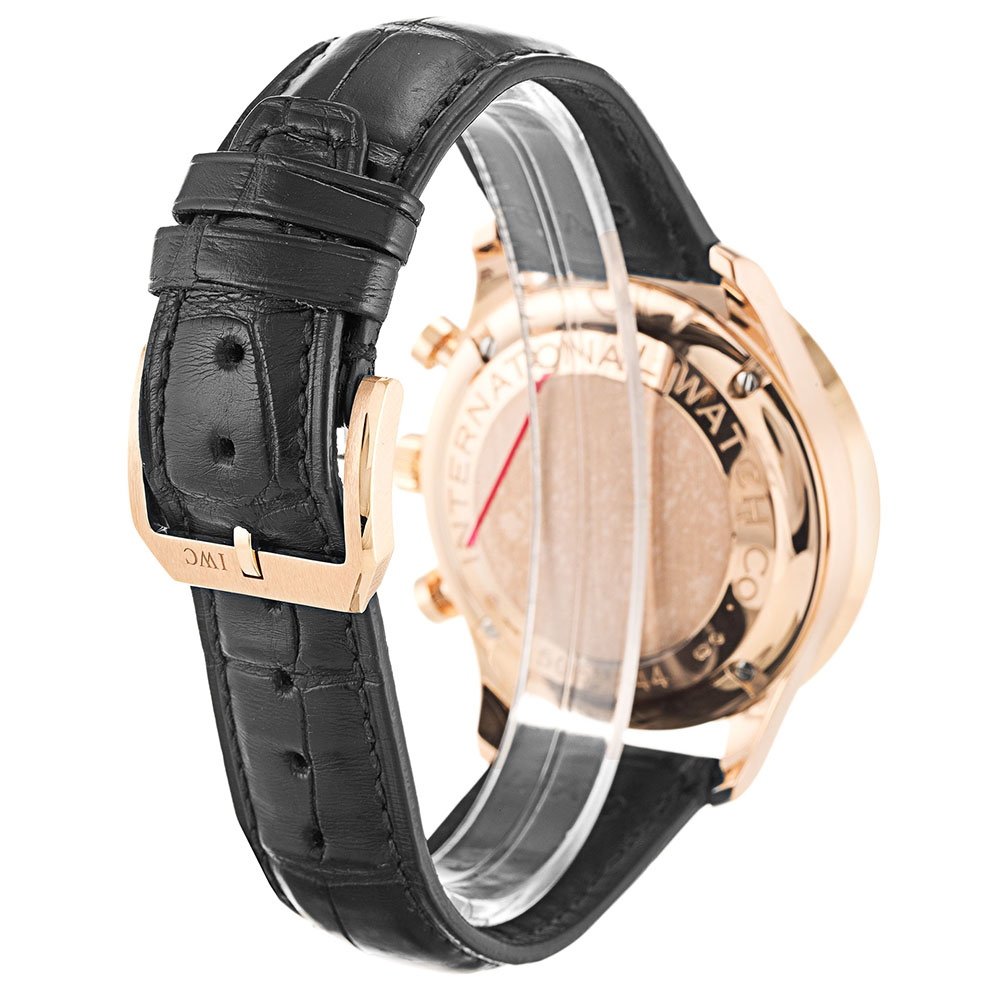 IWC Portuguese IW371482 - Automatic - 40.9mm Stainless Steel - Black Leather Bracelet - Grey Arabic