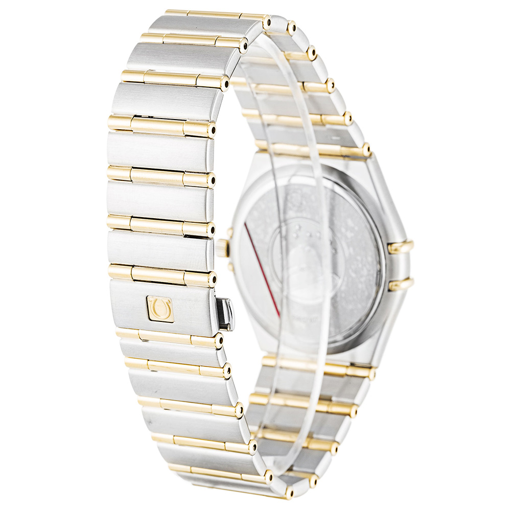 Omega Constellation 1212.30.00 Men's Quartz Watch Replica, 33.5mm Silver Dial, Steel Case