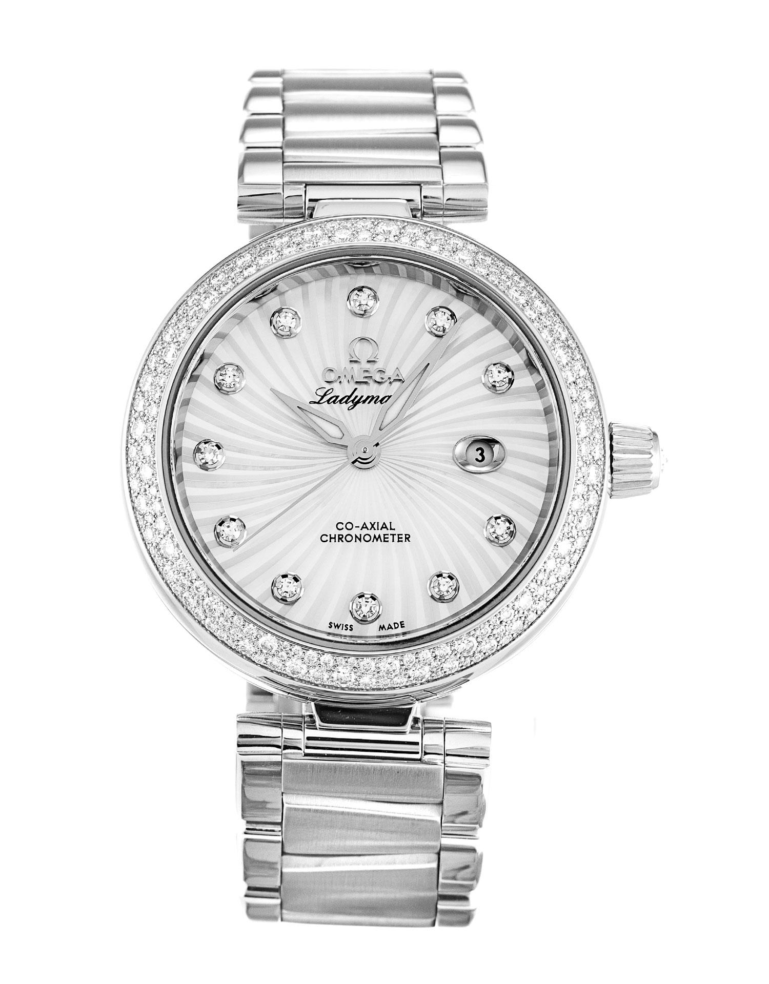Omega De Ville Ladymatic 425.35.34.20.55.001 | Automatic | Steel | Mother of Pearl White Diamond