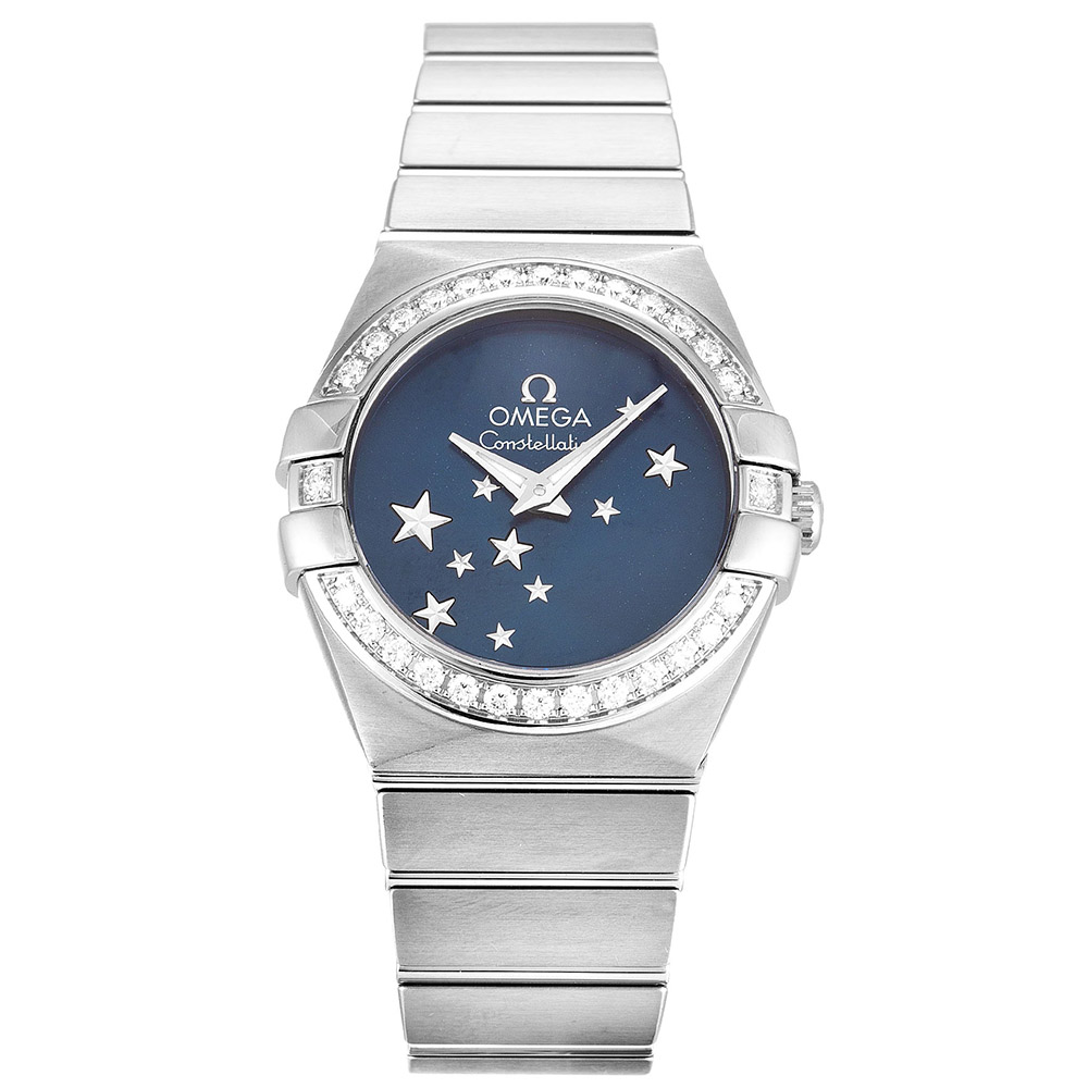 Omega Constellation 123.15.24.60.03.001 | Ladies | Quartz | 24mm | Steel | Blue | Replica Watch