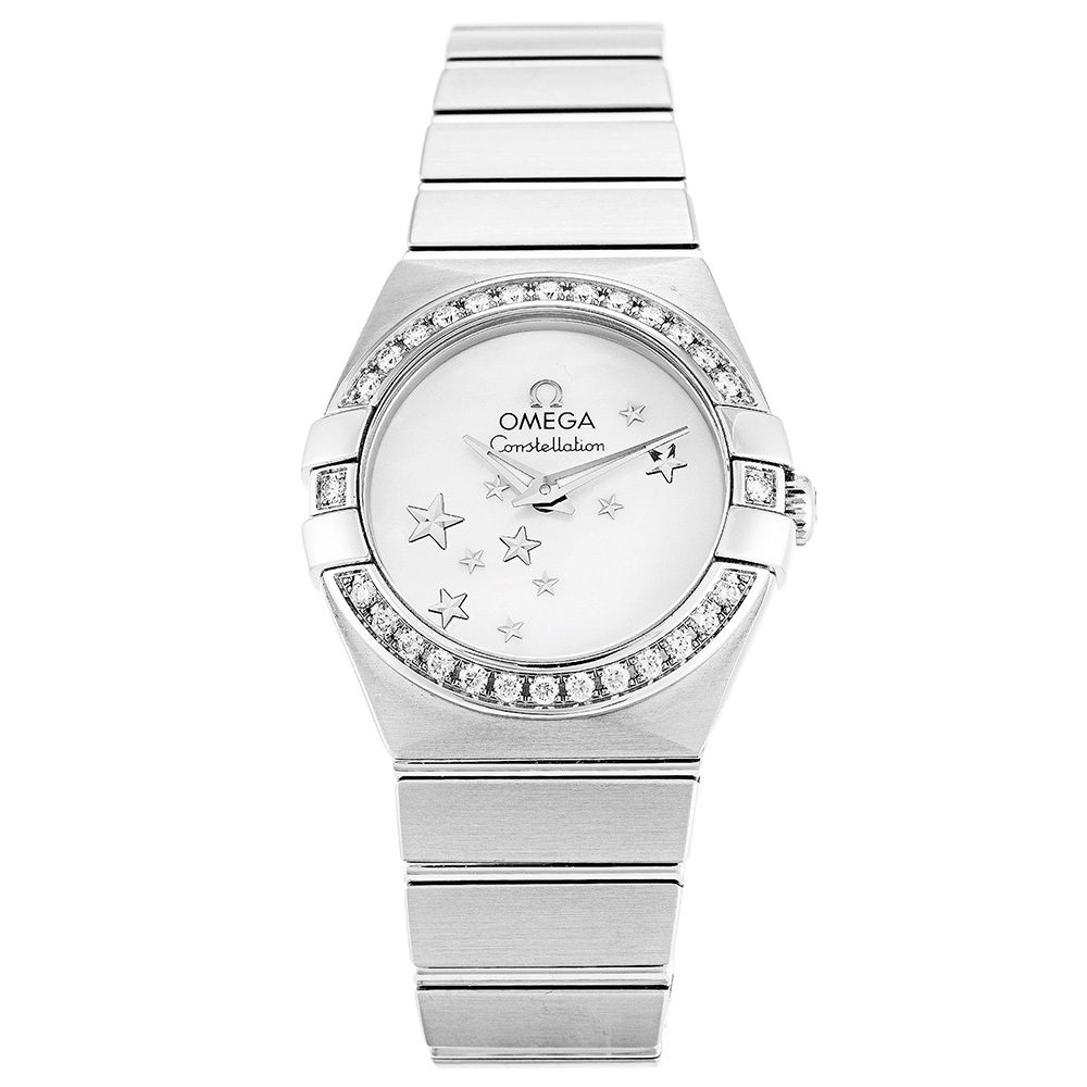 Omega Constellation Ladies 123.15.24.60.05.003, Quartz, 24MM, 316 Steel, Mother of Pearl White