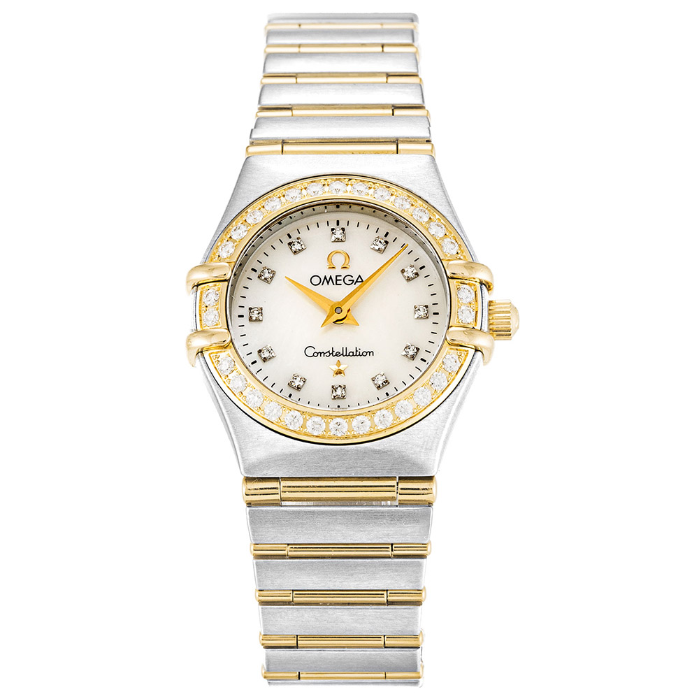 Omega Constellation 1267.75.00 | Ladies Quartz | 22.5mm Steel Case | Mother of Pearl & Diamond Dial