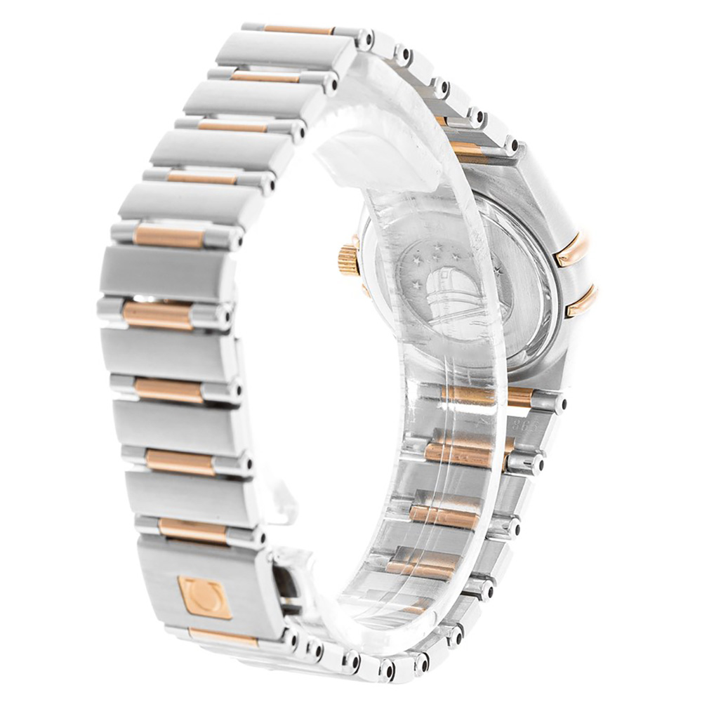 Omega Constellation 1360.76.00 Ladies Watch, Mother of Pearl White, Diamond, Quartz Movement, 22.5
