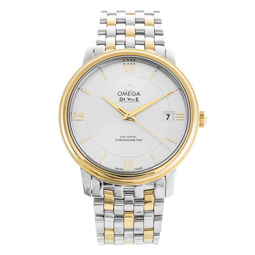 Omega De Ville Prestige 424.20.37.20.02.001 - Automatic - 36.8mm Stainless Steel - Silver Dial