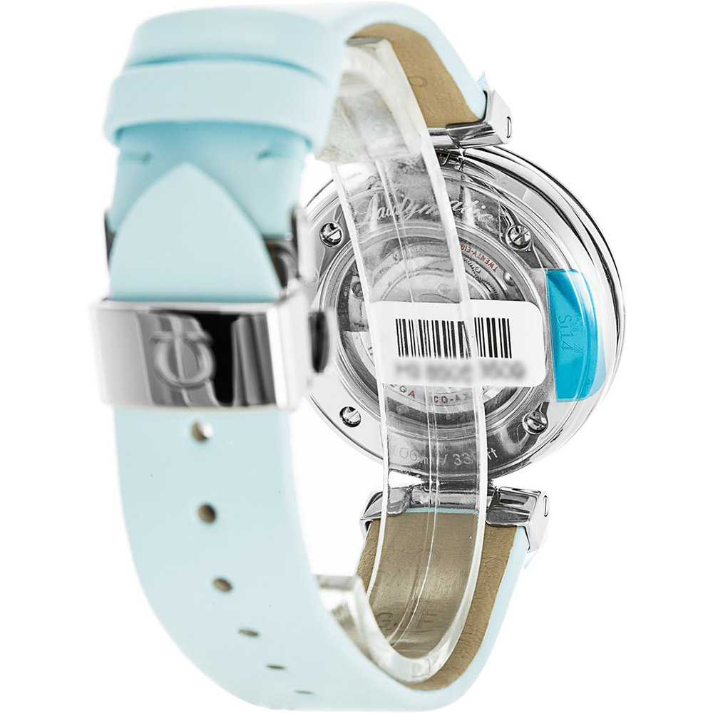 Omega De Ville Ladymatic 425.32.34.20.57.003 - Automatic - 34mm Steel Case - Leatherbracelet Watch