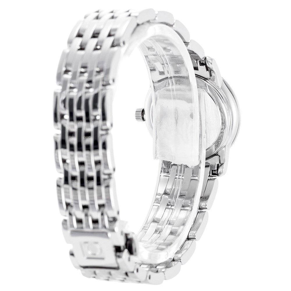 Omega De Ville Prestige 4570.33.00 Ladies Quartz Watch, 22mm Steel Case, Silver Roman Numeral Dial