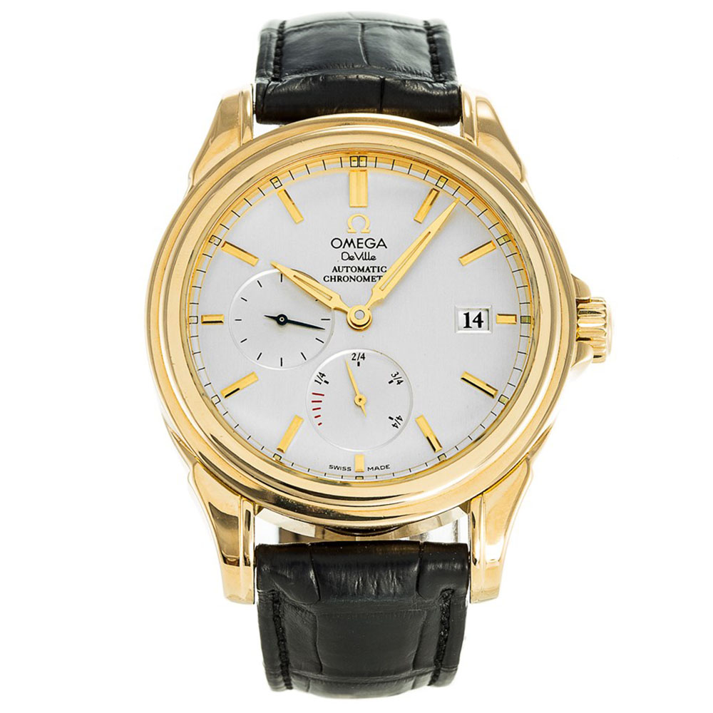 Omega De Ville Co-Axial 4632.30.31 - Automatic - 38.7mm Stainless Steel Case - Black Leather