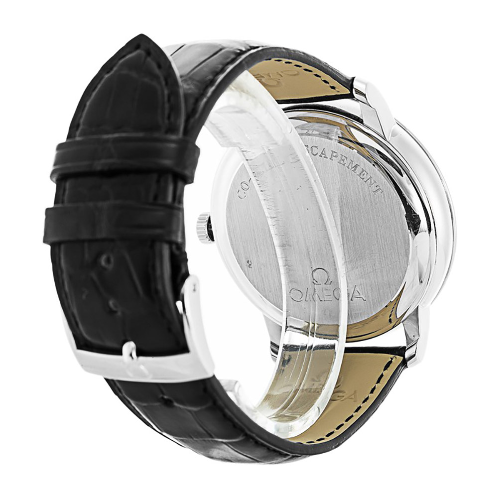 Omega De Ville Prestige 4813.50.01 | Automatic | 39 MM Steel | Black Roman Numeral | Men's Replica