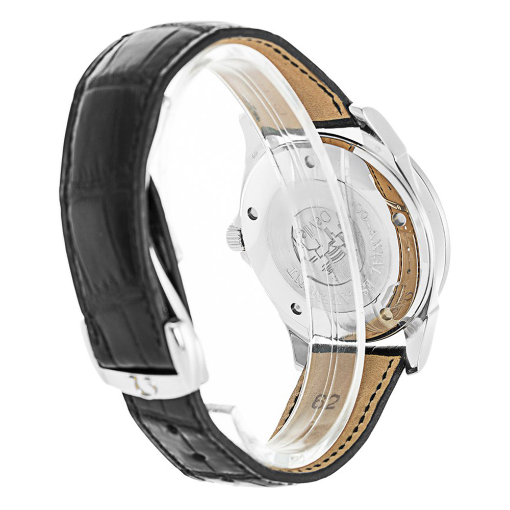Omega De Ville Co-Axial 5941.31.31 Automatic Silver Dial 316 Steel Case Brown Leather Bracelet