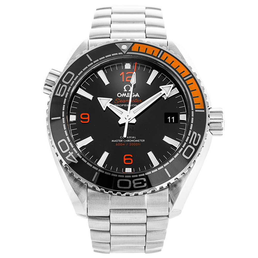 Omega Seamaster Planet Ocean 215.30.44.21.01.002 Automatic Black Dial Steel Case Replica Watch
