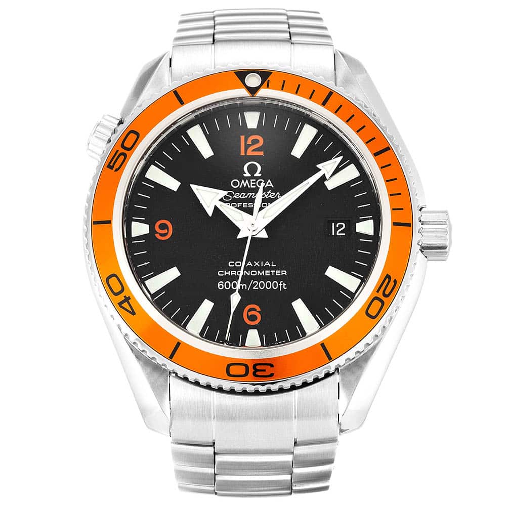 Omega Seamaster Planet Ocean 2908.50.00 Replica Watch, Automatic, 45mm Steel Case, Black Dial