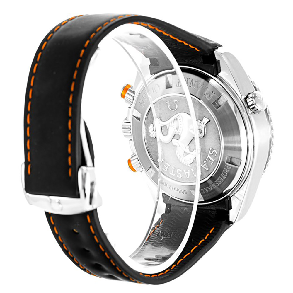 2918.50.82 - Omega Seamaster Planet Ocean Quartz Watch - 45.5mm Stainless Steel Case - Black Rubber