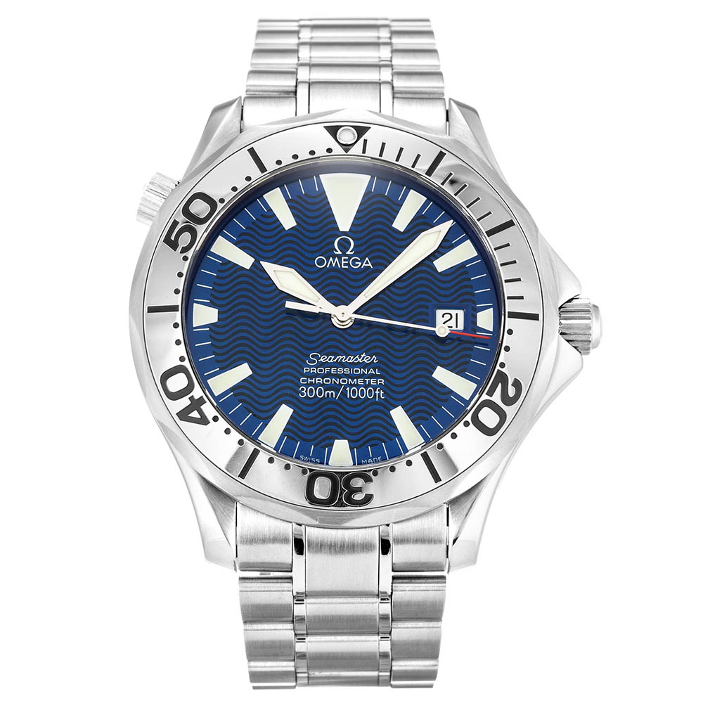Omega Seamaster 300M 2255.80.00 Automatic Replica Watch, 41MM Steel Case, Blue Dial
