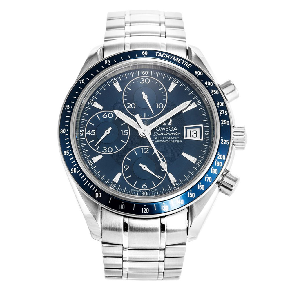 Omega Speedmaster 3212.80.00 Quartz 40mm 316 Steel Blue Dial Replica Watch
