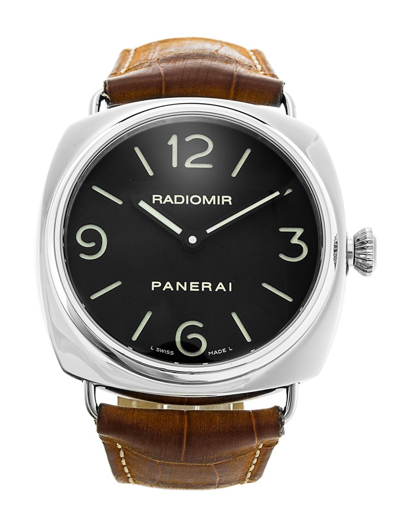 Panerai Radiomir PAM00210 Replica Watch, 45mm Steel Case, Automatic Movement, Brown Leather Bracelet