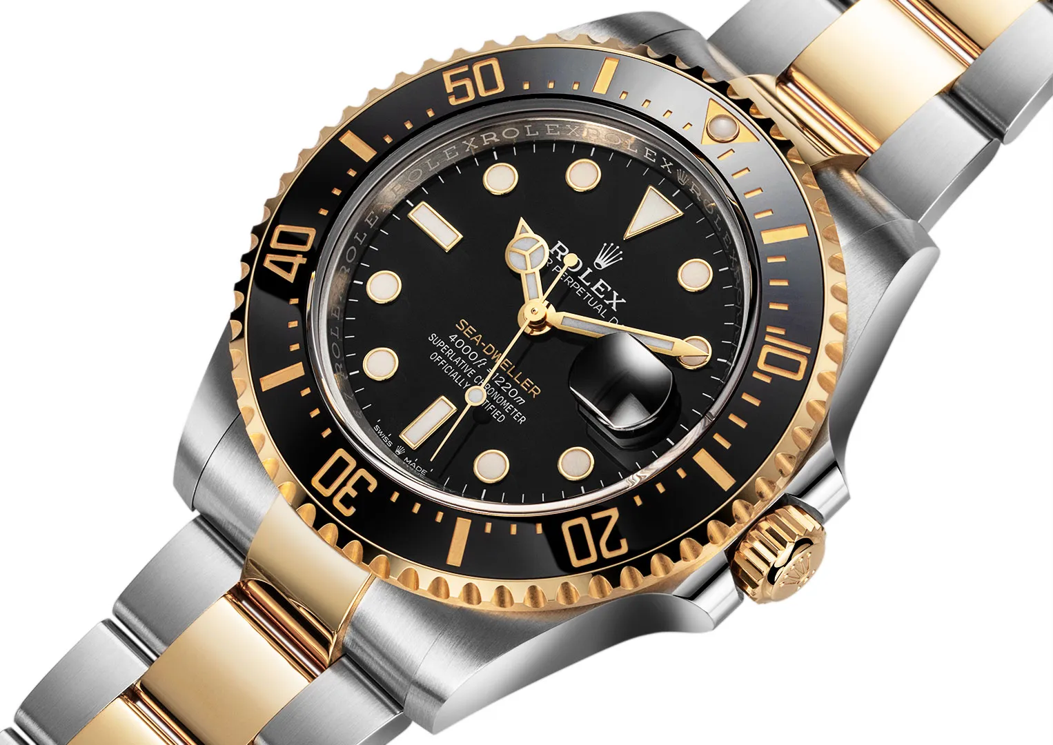 Sea-Dweller 43mm Two Tone SS/YG 126603 VSF Best Edition Black Dial on SS/YG Bracelet VS3235