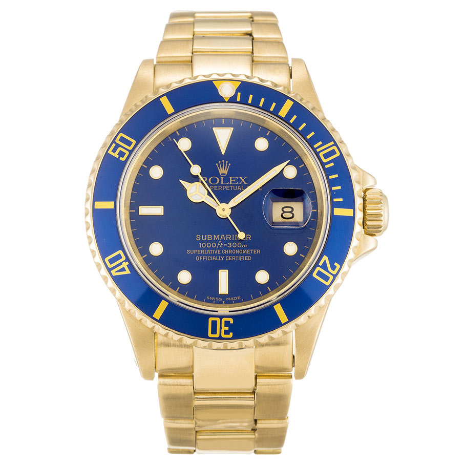 Rolex Submariner 16618 Automatic Blue Dial Watch, 40 MM, Mens Replica Watch