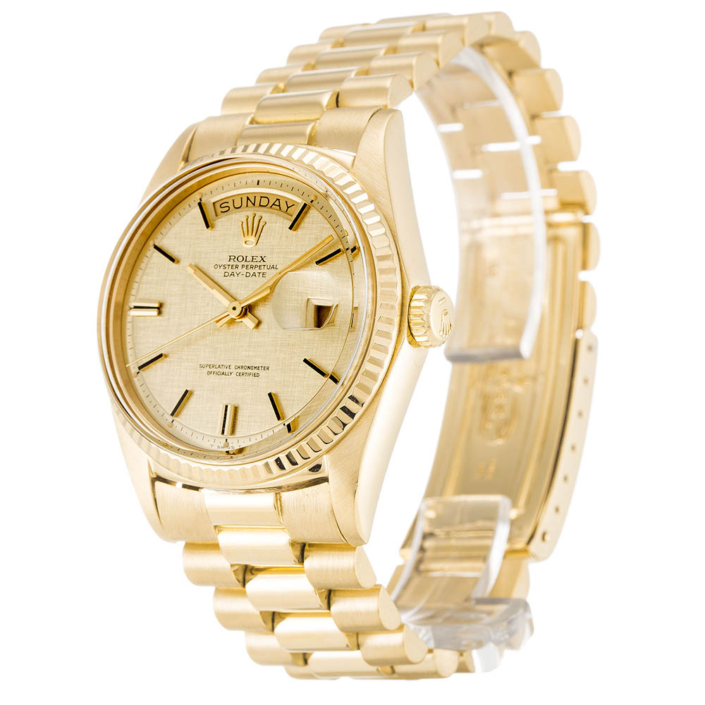 Rolex Day-Date 1803 Automatic - 36mm - Champagne Baton - Mens Watch - Replica Watch