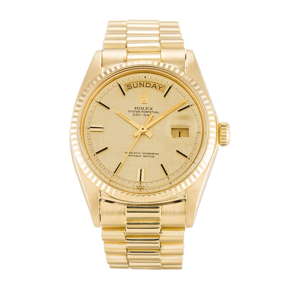 Rolex Day-Date 1803 Automatic - 36mm - Champagne Baton - Mens Watch - Replica Watch