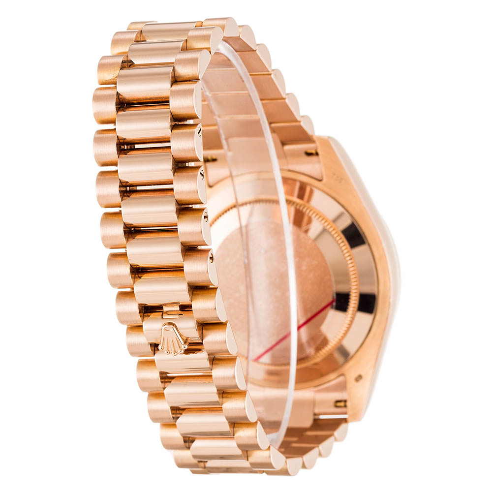 Rolex Day-Date II 218235 Automatic Steel Chocolate Roman Numeral Replica Watch